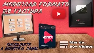 Como modificar formato de factura en Monica 10