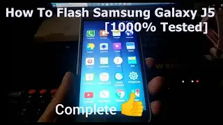 Cara Flash Samsung Galaxy J5 SM-J500G 100% Work