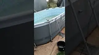 каркасный бассейн на зиму