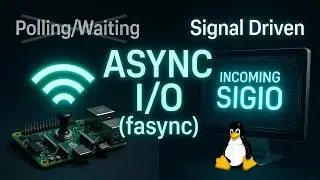 asynchronous notification using fasync : LDD with Raspberry Pi #21
