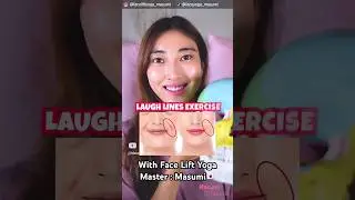 Only 1 min!! Laugh Lines Exercise🔥Lift Sagging Cheeks, Jowls, Smile Wrinkles At Home! 