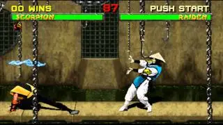 Mortal Kombat Arcade Kollection PC ( 2012 ) GTX 580 : MK 2 Gameplay Scorpion