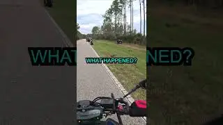 She Crashed Her Motorcycle... 
