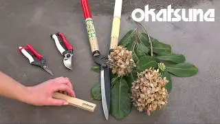 How to sharpen your Okatsune pruners