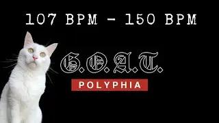 G.O.A.T.  POLYPHIA | Piano Cover  | 107 BPM - 150 BPM