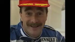Nigel Mansell's 1991 British GP (poor audio)