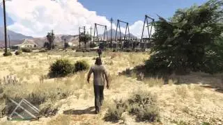 GTA 5 Michael knocks out Trevor