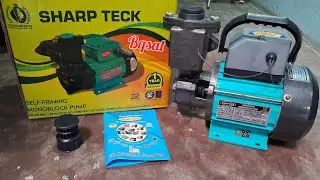 sharp teck 0.5 hp Unboxing | sharp  haap hp motor #sharp #waterpump