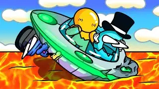 We Flood the World with Lava and Crash UFOs in Wobbly Life Mods!