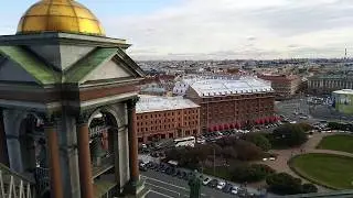 необыкновенный вид с Исаакиевского собора