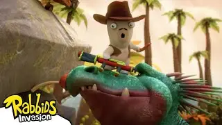 RABBIDS INVASION | Jurassic Rabbid (S3E67) New episodes | Cartoon for kids