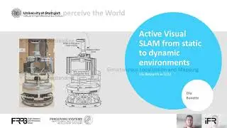 Active visual SLAM from static to dynamic environments
