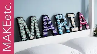 How to make Rag Rug Letters - Beginner's rag rug tutorial with Elspeth Jackson