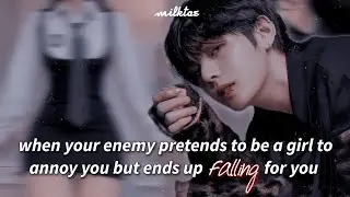 Taehyung ff | When your enemy pretends to be a girl to annoy you but ends up falling for you |