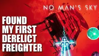Found My FIRST Derelict Freighter in No Man's Sky (PS4)