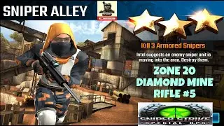 Campaign Zone 20 Diamond Mine Sniper Alley Rifle mission #6 Sniper strike : special ops