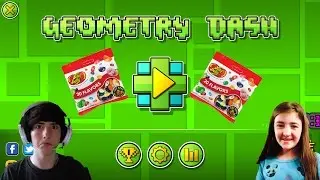 Geometry Dash Challenge w/ my sister