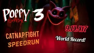 POPPY PLAYTİME CHAPTER 3 / CATNAP FİGHT SPEEDRUN WR ON PS5!! / 9.14.417