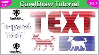 Impact Tool, Add Perspective Tool, PowerClip inside || CorelDraw Tutorial in easy Steps || CorelDraw