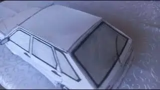 ваз 2114 из бумаги !! обзор_