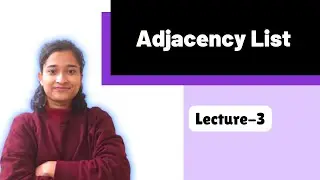 3. Adjacency list | How to represent graph using adjacency list?