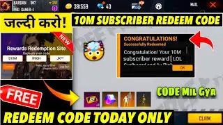 FREE FIRE REDEEM CODE FOR TODAY || 8 NOVEMBER REDEEM CODE FREE FIRE || FF REDEEM CODE TODAY