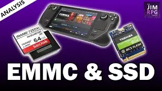 Steam Deck storage - ReviewTechUSA is wrong. Why both eMMC and SSD is fine for running current games