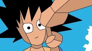 Goten vs Ekosa | Roblox Cartoon Animation Test