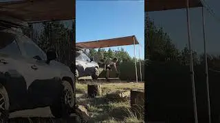#short | Camp setup, overlanding in RAV4 Hybrid