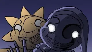 Sunrise and Moondrop FNAF SECURITY BREACH Animatic | Boss voice