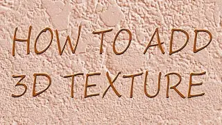 How To Make Your Digital Paintings Look Traditional (3D Texture On 2D Canvas)