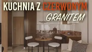 🍽️ Brązowy granit w kuchni🪞 lustra i pełno sprytnych rozwiązań💡 -  ProjectTour #45