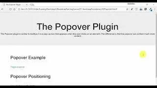 5 Popover    Bootstrap