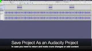 Manipulating Audio in Audacity