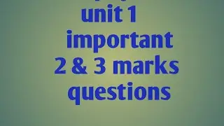 #11th physics unit 1 important 2. &. 3 marks questions