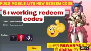 PUBG LITE REDEEM CODE 10+💯 TODAY😱 PUBG LITE REDEEM CODES