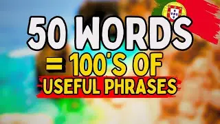 50 Most Common Words in Portuguese 🇵🇹