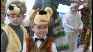 Новогодний утренник рябинка часть 1