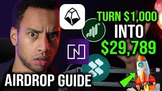 4 TOP CRYPTO AIRDROPS THAT I'M FARMING RIGHT NOW FOR MASSIVE PROFIT IN 2024!