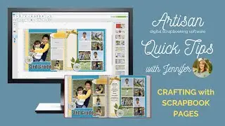 Crafting with Scrapbook Pages: Artisan Quick Tips with Jennifer