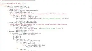 Pygame 15 - Basic Menu