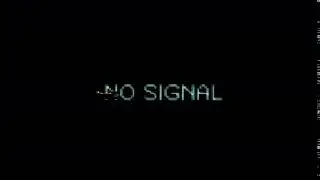 4k no signal message with glitch fx　キッズオンエア