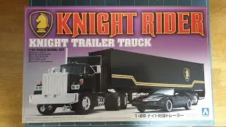 Aoshima Knight Rider Trailer Truck 1:28 Scale / 아오시마 전격 Z 작전 트레일러 트럭
