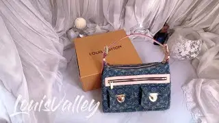 LOUIS VUITTON | Monogram Denim Baggy PM Blue | Immersive Unboxing Video