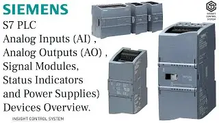 Siemens S7 PLC Analog Inputs & Outputs Device Overview