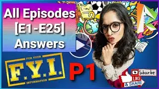 Flipkart FYI (For Your Information) All Episodes [E1-E25] Answers P1 | 100% Correct Answers