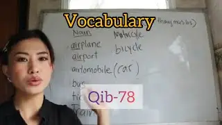 English vocabulary txog kev thauj mus los. Qib-78