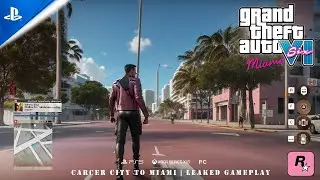 GTA 6 Carcer City to Miami | Leaked Gameplay