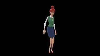 Green Screen Characters Logo Reveal Intro  Background