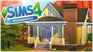 BASE GAME + STRANGERVILLE BUILD - Sunflower Cottage || The Sims 4: StrangerVille